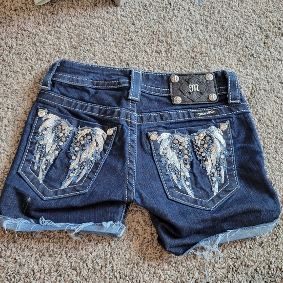 Miss me wing pocket jean shorts - Picture 6 of 6